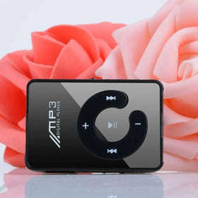Hot Portable Mini Mirror Clip MP3 Player Music Media Support Micro SD TF Card Fashion Hifi MP3 for Outdoor Sports